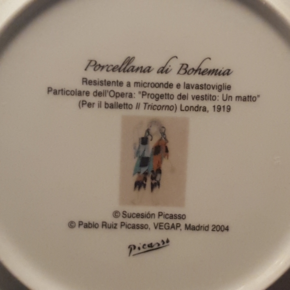 2004 Picasso Madrid small plate | 10/10 - Picture 4 of 5